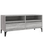 Sonoma gray plywood TV cabinet 100x34.5x44.5 cm by vidaXL, TV Furniture - Ref: Foro24-831907, Price: 74,12 €, Discount: %