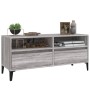 Sonoma gray plywood TV cabinet 100x34.5x44.5 cm by vidaXL, TV Furniture - Ref: Foro24-831907, Price: 74,12 €, Discount: %