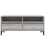 Sonoma gray plywood TV cabinet 100x34.5x44.5 cm by vidaXL, TV Furniture - Ref: Foro24-831907, Price: 74,12 €, Discount: %