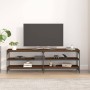 TV stand made of brown oak plywood 160x30x50 cm by vidaXL, TV Furniture - Ref: Foro24-826753, Price: 67,97 €, Discount: %