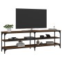 TV stand made of brown oak plywood 160x30x50 cm by vidaXL, TV Furniture - Ref: Foro24-826753, Price: 67,97 €, Discount: %