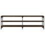 TV stand made of brown oak plywood 160x30x50 cm by vidaXL, TV Furniture - Ref: Foro24-826753, Price: 67,97 €, Discount: %