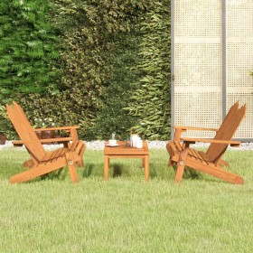 Adirondack Gartenmöbel-Set 3-teilig aus Akazienholz von vidaXL, Gartensets - Ref: Foro24-3152133, Preis: 330,11 €, Rabatt: %