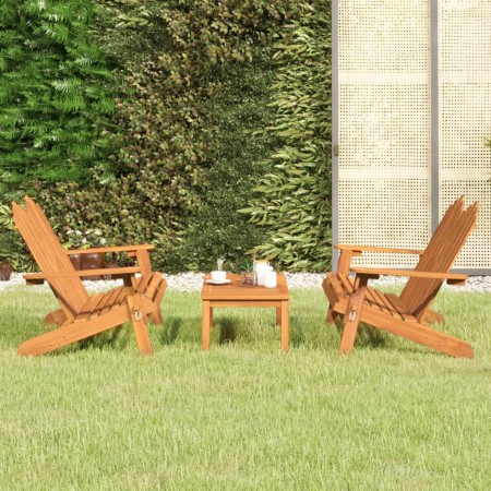 Adirondack Gartenmöbel-Set 3-teilig aus Akazienholz von vidaXL, Gartensets - Ref: Foro24-3152133, Preis: 330,11 €, Rabatt: %