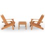 Adirondack Gartenmöbel-Set 3-teilig aus Akazienholz von vidaXL, Gartensets - Ref: Foro24-3152133, Preis: 330,11 €, Rabatt: %