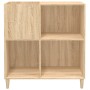 Scheibenschrank aus Sonoma-Eichensperrholz, 84,5 x 38 x 89 cm von vidaXL, CD- und DVD-Speicher - Ref: Foro24-831992, Preis: 8...