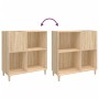 Scheibenschrank aus Sonoma-Eichensperrholz, 84,5 x 38 x 89 cm von vidaXL, CD- und DVD-Speicher - Ref: Foro24-831992, Preis: 8...