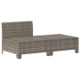 Set de muebles de jardín 2 pzas cojines ratán sintético gris de vidaXL, Conjuntos de jardín - Ref: Foro24-362690, Precio: 193...