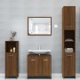 Armario de baño madera contrachapada roble marrón 30x30x95 cm de vidaXL, Muebles de baño - Ref: Foro24-825839, Precio: 39,65 ...