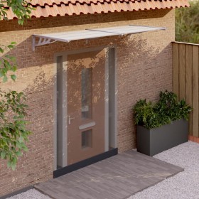 Gray and transparent polycarbonate door canopy 239x90 cm by vidaXL, Awnings - Ref: Foro24-153693, Price: 85,52 €, Discount: %