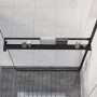 Estante para pared de ducha aluminio negro 90 cm de vidaXL, Accesorios para el baño - Ref: Foro24-153616, Precio: 71,44 €, De...