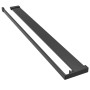 Estante para pared de ducha aluminio negro 90 cm de vidaXL, Accesorios para el baño - Ref: Foro24-153616, Precio: 71,44 €, De...