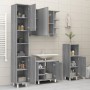 Sonoma gray plywood bathroom cabinet 30x30x179 cm by vidaXL, Bathroom furniture - Ref: Foro24-825832, Price: 88,22 €, Discoun...