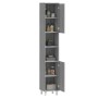 Sonoma gray plywood bathroom cabinet 30x30x179 cm by vidaXL, Bathroom furniture - Ref: Foro24-825832, Price: 88,22 €, Discoun...