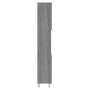 Armario de baño madera contrachapada gris Sonoma 30x30x179 cm de vidaXL, Muebles de baño - Ref: Foro24-825832, Precio: 88,22 ...