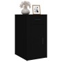 Black plywood desktop cabinet 40x49x75 cm by vidaXL, Closets and storage - Ref: Foro24-816793, Price: 85,49 €, Discount: %