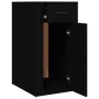 Black plywood desktop cabinet 40x49x75 cm by vidaXL, Closets and storage - Ref: Foro24-816793, Price: 85,49 €, Discount: %