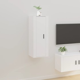 White wall-mounted TV stand 40x34.5x100 cm by vidaXL, TV Furniture - Ref: Foro24-816680, Price: 45,99 €, Discount: %