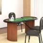 Poker table for 10 players with green chip tray 160x80x75 cm by vidaXL, Game and poker tables - Ref: Foro24-80406, Price: 211...