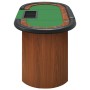 Poker table for 10 players with green chip tray 160x80x75 cm by vidaXL, Game and poker tables - Ref: Foro24-80406, Price: 211...