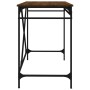 Iron desk oak brown plywood 100x50x75cm by vidaXL, Desks - Ref: Foro24-826723, Price: 94,84 €, Discount: %