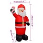 Papá Noel inflable con luces LED 120 cm de vidaXL, Luces de Navidad - Ref: Foro24-345351, Precio: 42,14 €, Descuento: %