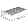 Black polycarbonate door canopy 152.5x90 cm by vidaXL, Awnings - Ref: Foro24-153698, Price: 75,27 €, Discount: %