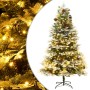 Christmas tree with LED and pine cones green PVC and PE 195 cm by vidaXL, Christmas trees - Ref: Foro24-344297, Price: 173,65...