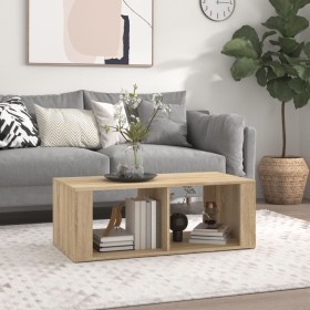 Sonoma oak plywood coffee table 100x50x36 cm by vidaXL, Coffee table - Ref: Foro24-816523, Price: 51,99 €, Discount: %