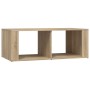 Sonoma oak plywood coffee table 100x50x36 cm by vidaXL, Coffee table - Ref: Foro24-816523, Price: 51,24 €, Discount: %