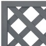 Planters with trellis 2 units WPC gray 65x33x135 cm by vidaXL, Pots and planters - Ref: Foro24-3154899, Price: 292,35 €, Disc...