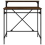 Sonoma iron and plywood desk 80x50x90 cm by vidaXL, Desks - Ref: Foro24-826708, Price: 50,89 €, Discount: %