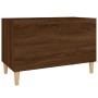 Mueble discos madera contrachapada roble marrón 74,5x38x48 cm de vidaXL, Almacenamiento para CD y DVD - Ref: Foro24-831964, P...