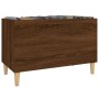 Mueble discos madera contrachapada roble marrón 74,5x38x48 cm de vidaXL, Almacenamiento para CD y DVD - Ref: Foro24-831964, P...