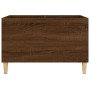 Mueble discos madera contrachapada roble marrón 74,5x38x48 cm de vidaXL, Almacenamiento para CD y DVD - Ref: Foro24-831964, P...