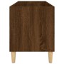 Mueble discos madera contrachapada roble marrón 74,5x38x48 cm de vidaXL, Almacenamiento para CD y DVD - Ref: Foro24-831964, P...