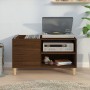 Mueble discos madera contrachapada roble marrón 84,5x38x48 cm de vidaXL, Almacenamiento para CD y DVD - Ref: Foro24-831948, P...