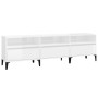 Mueble de TV madera contrachapada blanco brillo 150x30x44,5 cm de vidaXL, Muebles TV - Ref: Foro24-831919, Precio: 92,53 €, D...