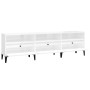 Mueble de TV madera contrachapada blanco brillo 150x30x44,5 cm de vidaXL, Muebles TV - Ref: Foro24-831919, Precio: 92,53 €, D...