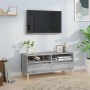 Mueble de TV madera contrachapada gris Sonoma 100x34,5x44,5 cm de vidaXL, Muebles TV - Ref: Foro24-831899, Precio: 63,56 €, D...