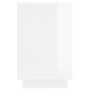 Aparador de madera contrachapada blanco brillante 102x35x60 cm de vidaXL, Aparadores - Ref: Foro24-831879, Precio: 109,18 €, ...