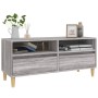 Mueble de TV madera contrachapada gris Sonoma 100x34,5x44,5 cm de vidaXL, Muebles TV - Ref: Foro24-831899, Precio: 63,99 €, D...