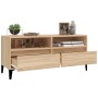 TV-Schrank aus Sonoma-Eichensperrholz, 100 x 34,5 x 44,5 cm von vidaXL, TV-Möbel - Ref: Foro24-831904, Preis: 77,72 €, Rabatt: %