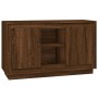 Oak brown plywood sideboard 102x35x60 cm by vidaXL, Sideboards - Ref: Foro24-831884, Price: 90,75 €, Discount: %