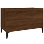 Mueble discos madera contrachapada roble marrón 74,5x38x48 cm de vidaXL, Almacenamiento para CD y DVD - Ref: Foro24-831972, P...