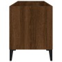 Mueble discos madera contrachapada roble marrón 74,5x38x48 cm de vidaXL, Almacenamiento para CD y DVD - Ref: Foro24-831972, P...