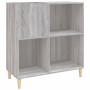 Mueble discos madera contrachapada gris Sonoma 84,5x38x89 cm de vidaXL, Almacenamiento para CD y DVD - Ref: Foro24-831995, Pr...