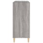 Mueble discos madera contrachapada gris Sonoma 84,5x38x89 cm de vidaXL, Almacenamiento para CD y DVD - Ref: Foro24-831995, Pr...