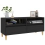 Mueble de TV madera contrachapada negro 100x34,5x44,5 cm de vidaXL, Muebles TV - Ref: Foro24-831894, Precio: 73,27 €, Descuen...