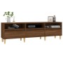 Mueble de TV madera contrachapada roble marrón 150x30x44,5 cm de vidaXL, Muebles TV - Ref: Foro24-831916, Precio: 90,31 €, De...